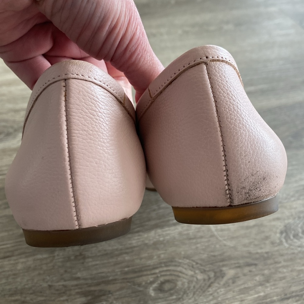 Me Too Audra pointy toe loafers flats blush pink 8.5 - Picture 12 of 13